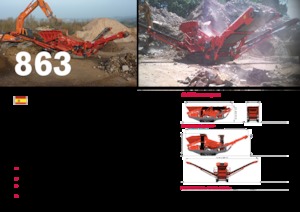 Пересувні грохоти Terex-Finlay 863+