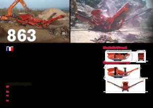 Пересувні грохоти Terex-Finlay 863+