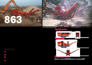 Пересувні грохоти Terex-Finlay 863+