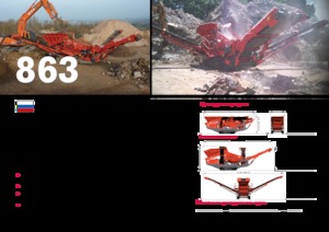 Пересувні грохоти Terex-Finlay 863+