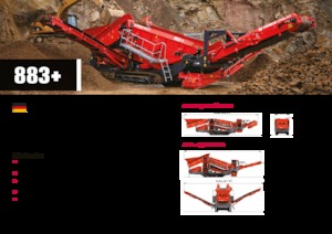 Пересувні грохоти Terex-Finlay 883+