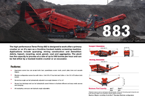 Пересувні грохоти Terex-Finlay 883 Reclaimer