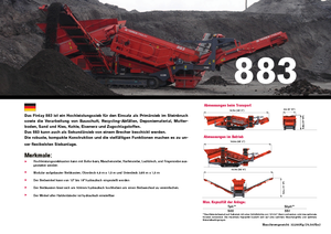 Пересувні грохоти Terex-Finlay 883 Reclaimer