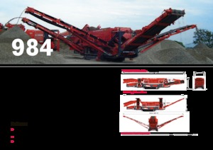 Пересувні грохоти Terex-Finlay 984