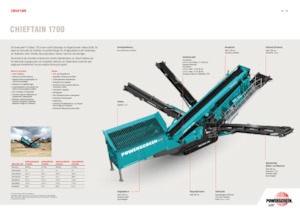 Пересувні грохоти Powerscreen Chieftain 1700