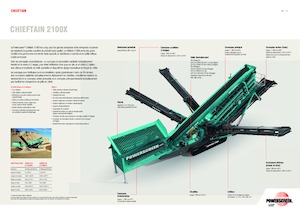 Пересувні грохоти Powerscreen Chieftain 2100X