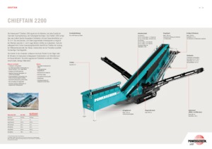 Пересувні грохоти Powerscreen Chieftain 2200