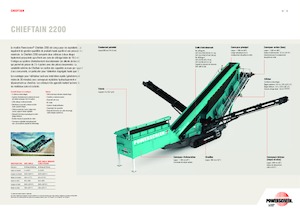 Пересувні грохоти Powerscreen Chieftain 2200
