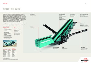 Пересувні грохоти Powerscreen Chieftain 2200