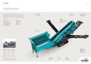 Пересувні грохоти Powerscreen Chieftain 600