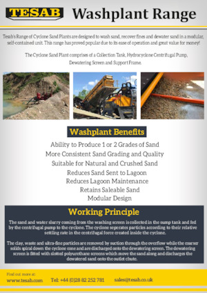 Пересувні грохоти Tesab DSP150 