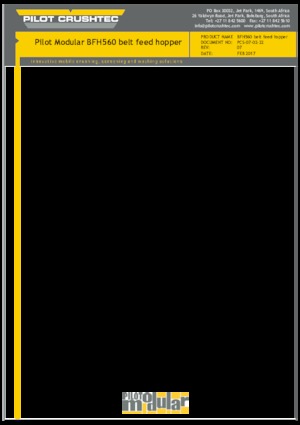 Пересувні грохоти Pilot Crushtec GFH560