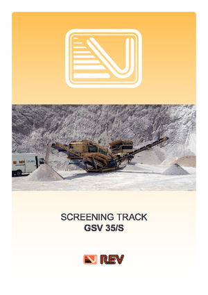 Пересувні грохоти REV GSV 35 S