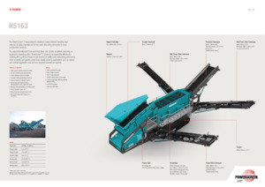 Пересувні грохоти Powerscreen H5163