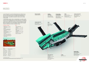 Пересувні грохоти Powerscreen H6203