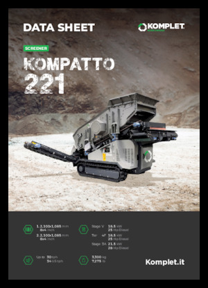 Пересувні грохоти Komplet KOMPATTO 221