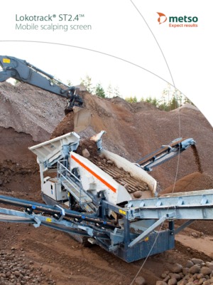 Пересувні грохоти Metso Lokotrack ST2.4