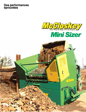 Пересувні грохоти McCloskey MiniSizer