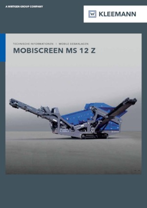 Пересувні грохоти Kleemann MS 12 Z