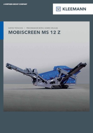 Пересувні грохоти Kleemann MS 12 Z