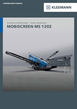 Пересувні грохоти Kleemann MS 1202