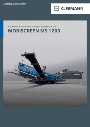 Пересувні грохоти Kleemann MS 1203