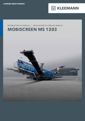 Пересувні грохоти Kleemann MS 1203