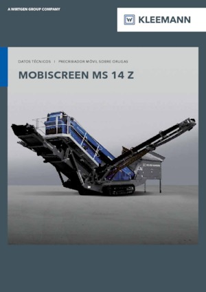 Пересувні грохоти Kleemann MS 14 Z