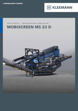 Пересувні грохоти Kleemann MS 23 D