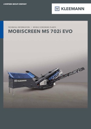 Пересувні грохоти Kleemann MS 702i EVO