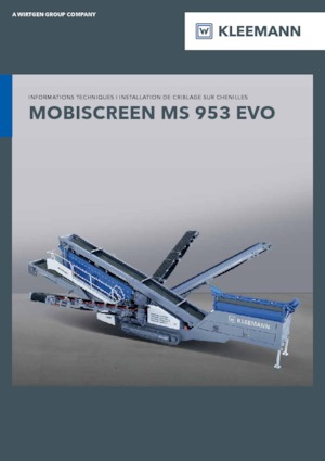 Пересувні грохоти Kleemann MS 953i EVO