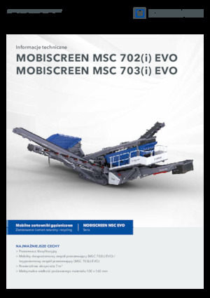 Пересувні грохоти Kleemann MSC 702i EVO