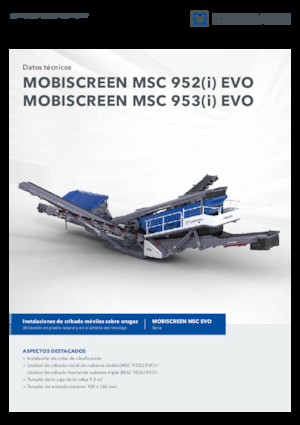 Пересувні грохоти Kleemann MSC 953i EVO