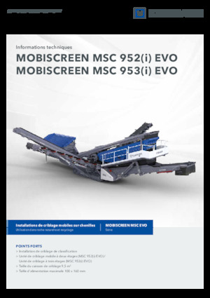 Пересувні грохоти Kleemann MSC 952i EVO