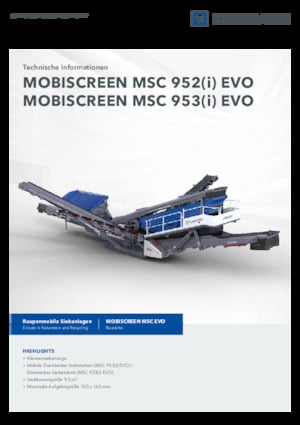 Пересувні грохоти Kleemann MSC 953i EVO