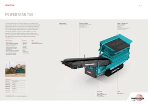 Пересувні грохоти Powerscreen Powertrak 750