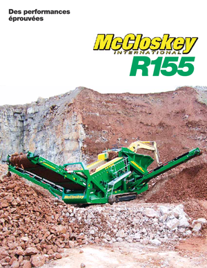 Пересувні грохоти McCloskey R155