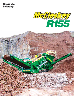 Пересувні грохоти McCloskey R155