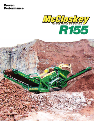 Пересувні грохоти McCloskey R155