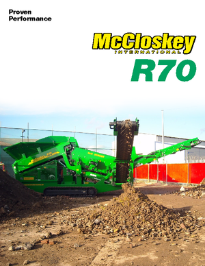 Пересувні грохоти McCloskey R70