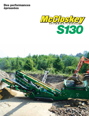 Пересувні грохоти McCloskey S130 3-Deck