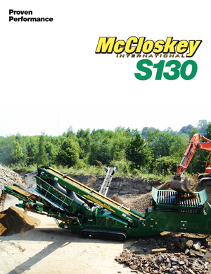 Пересувні грохоти McCloskey S130 2-Deck