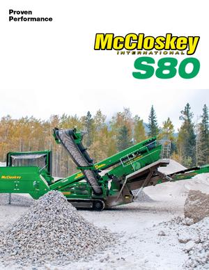 Пересувні грохоти McCloskey S80