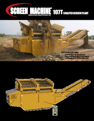 Пересувні грохоти Screen Machine Industries  Scalper 107T