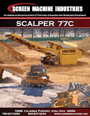 Пересувні грохоти Screen Machine Industries  Scalper 77C