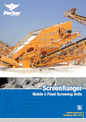 Пересувні грохоти Parker ScreenRanger SF