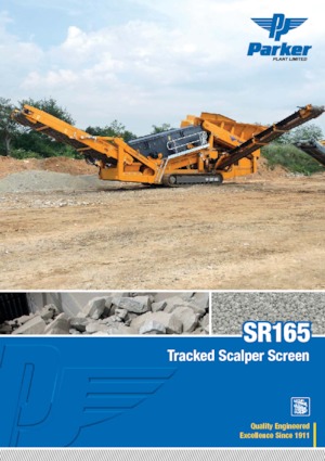 Пересувні грохоти Parker SR165
