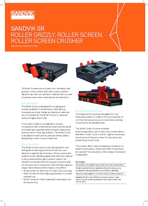 Пересувні грохоти Sandvik SR2131