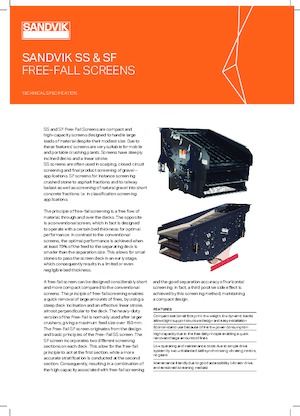 Пересувні грохоти Sandvik SF1443