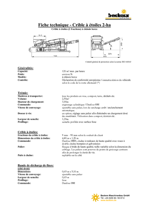 Пересувні грохоти Backers 2-ha